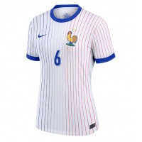 Camisa de Futebol França Eduardo Camavinga #6 Equipamento Secundário Mulheres Europeu 2024 Manga Curta